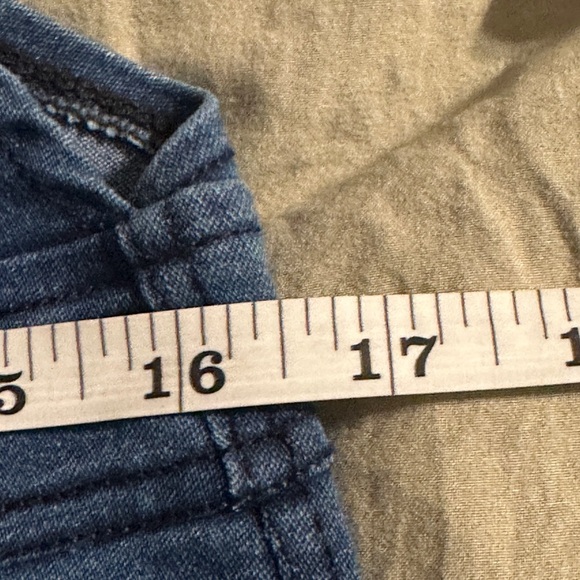 NWOT Denim short overalls with stretch! - Picture 5 of 6